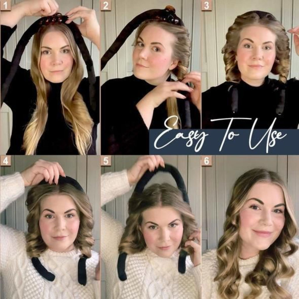 Satin Heatless Hair Curler