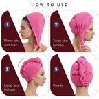 Microfiber Hair Drying Towel