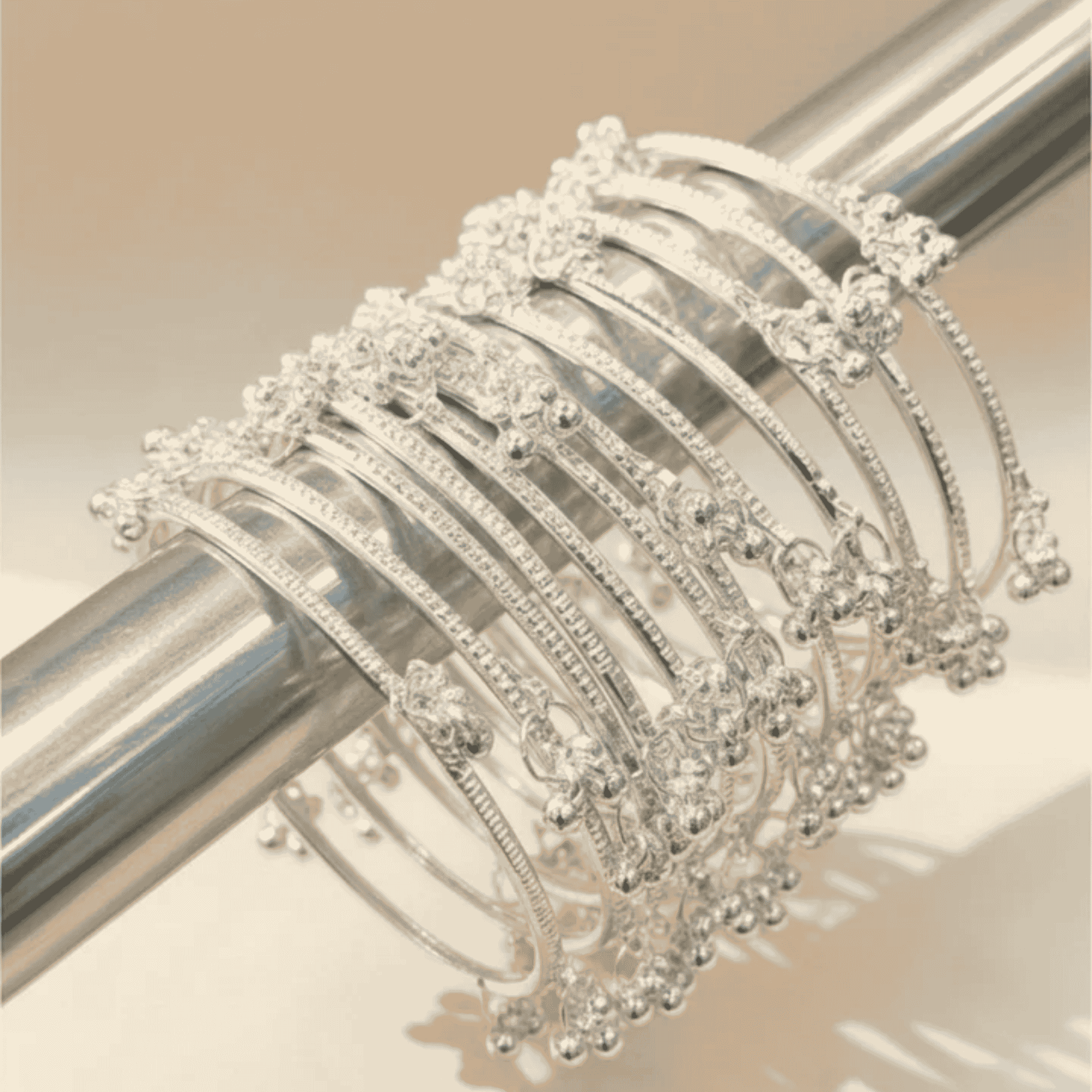 Viral Ghungroo Bangles (Silver)
